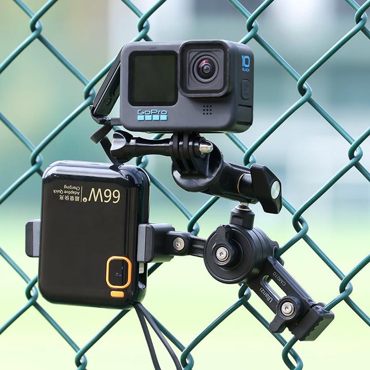 Actual product image Ulanzi CM010 Baseball Fence Mount for Action Camera and Cellphone (Smartphone)