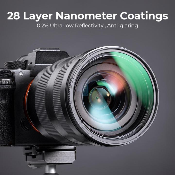 Produktbild K&F Concept 112MM MCUV Protection Filter with 28 Multi-Layer Green Coatings HD Waterproof Scratch Resistant (Nan (UV-Filter, 112 mm)