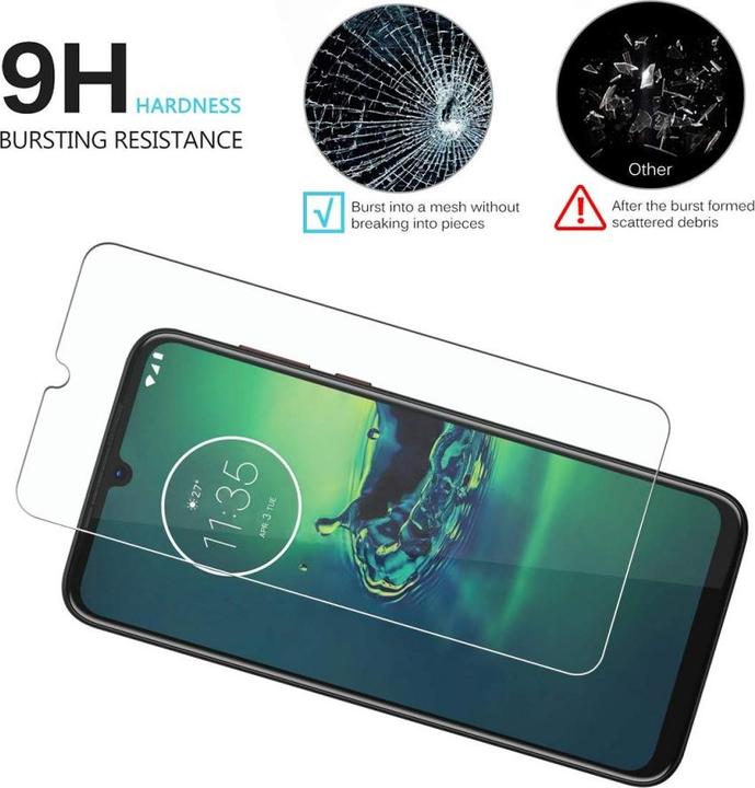 Produktbild Screenguard Motorola Moto G8 Plus Panzerglas Schutzfolie Case Friendly Design (1 Stück, Motorola Moto G8 Plus)
