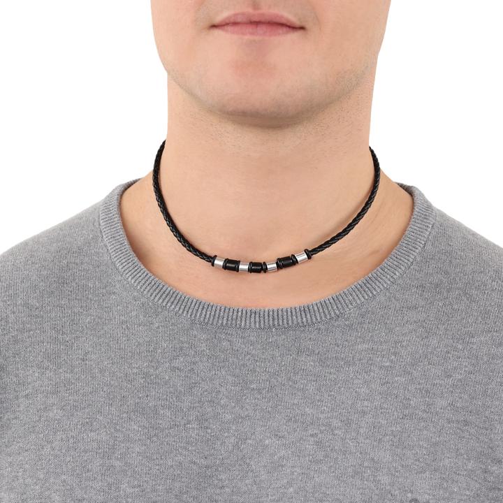 Immagine prodotto S.Oliver Halsschmuck für Herren, Edelstahl (Acciaio inossidabile)