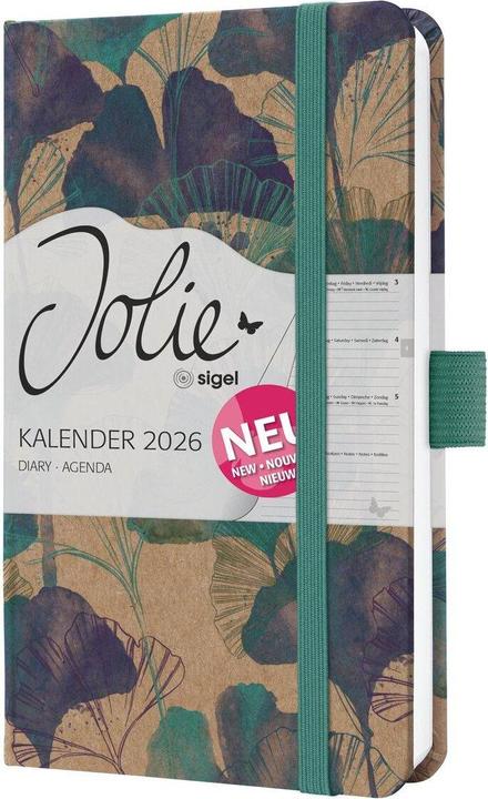 Produktbild Sigel Taschenagenda JOLIE Pure (9.5 x 15 cm, Deutsch, Niederländisch, Französisch, Englisch)