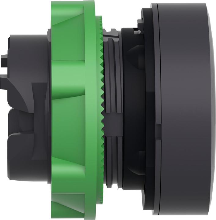 Actual product image Schneider Electric Drucktaster, Frontelement, Harmony XB5, Kunststoff, 22mm, schwarz, unbeschriftet, tastend, Sammelver