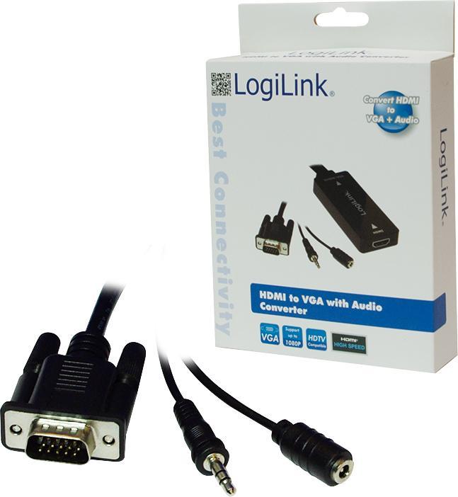 Immagine prodotto LogiLink HDMI – VGA (Digitale -> Analogico)