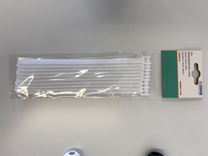 Immagine prodotto Steffen Klettkabelbinder (Fascette in velcro, 200 mm, 10 pz.)