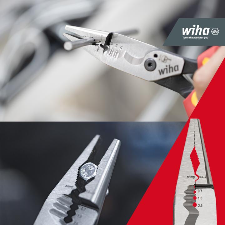 Actual product image Wiha 45705 Universal multifunction pliers 209mm (209 mm)