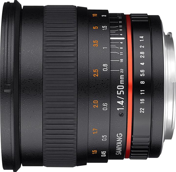 Image du produit Samyang 50mm f/1.4 Canon EF (Canon EF, Plein format)