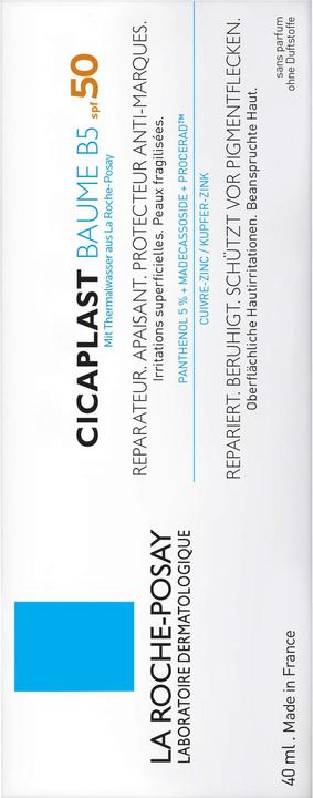 Valori nutrizionali e ingredienti La Roche Posay Cicaplast Baume (Crema solare, SPF 50, 40 ml, 60 g)