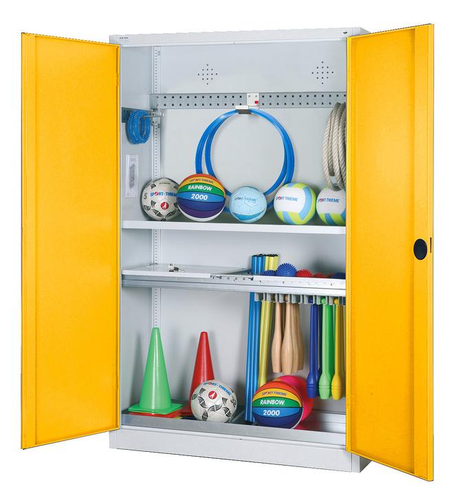 Immagine prodotto C+P Armadio modulare per attrezzature sportive con attrezzatura completa (HxLxP: 195x120x50 cm, con