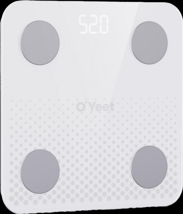 OYeet O'Yeet Smart Personenwage BS-OY01 Weiss