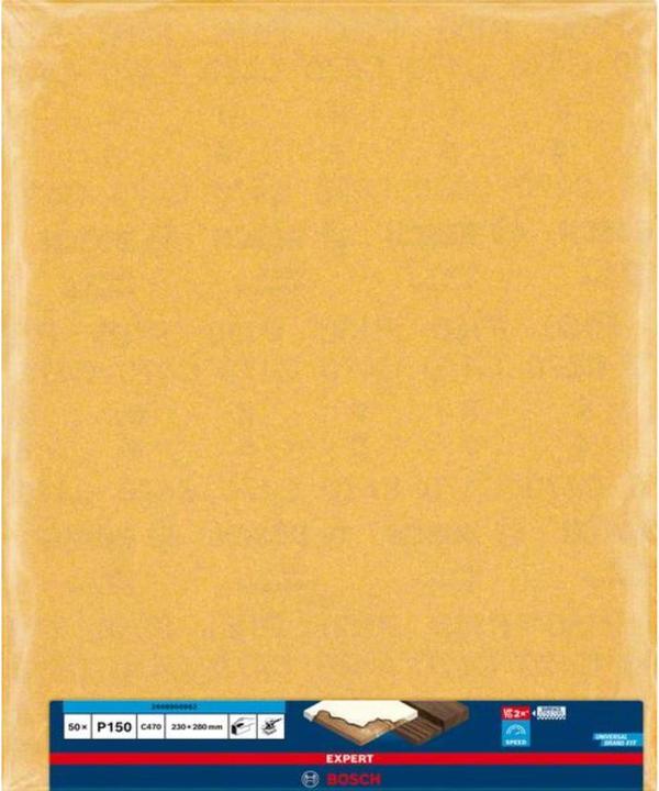 Productafbeelding Bosch Professional Zubehör Expert C470 Schuurpapier voor handschuren, 230 x280 mm, G 150 (150)