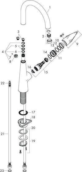 Productafbeelding hansgrohe Talis S Chroom