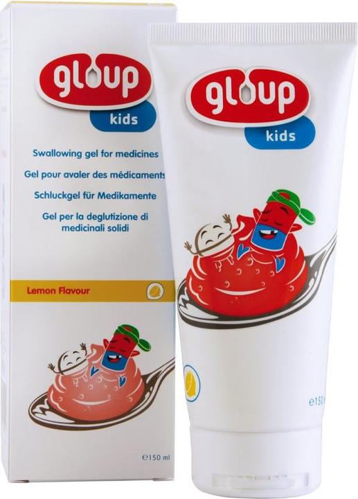 Actual product image Gloup Kids Schluck Gel für Medikamente Zitrone