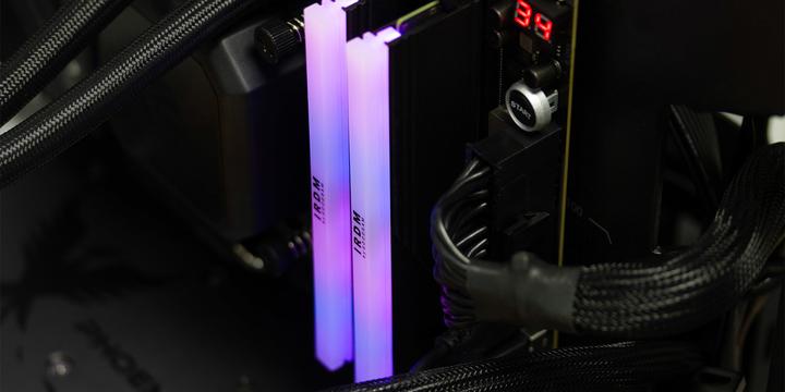 Actual product image Goodram IRDM RGB DDR5 IRG-56D5L30/64GDC memory module GB (2 x 32GB, 5600 MHz, DDR5 RAM, DIMM)