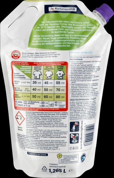 Produktbild dm Denkmit Colorwaschmittel nature (23 Waschgänge, Flüssig)