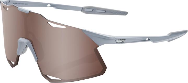 Actual product image 100% Hypercraft (Matte Stone Grey, Silver, laser crimson)