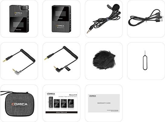 Image du produit Comica BoomX-D D1 Kit microphone sans fil pour appareil photo/smartphone (nouveauté)