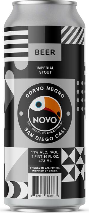 Actual product image Novo Brazil Brewing Corvo Negro Imperial Stout (1 x 47 cl)