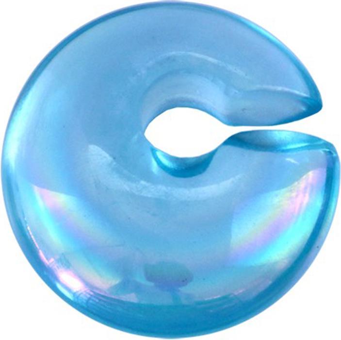 Star Piercing Ohrgewicht farbig aus Glas (Glas, ohne Messing)