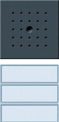 Actual product image Gira 126167 Audio Intercom System Anthracite (Cable)