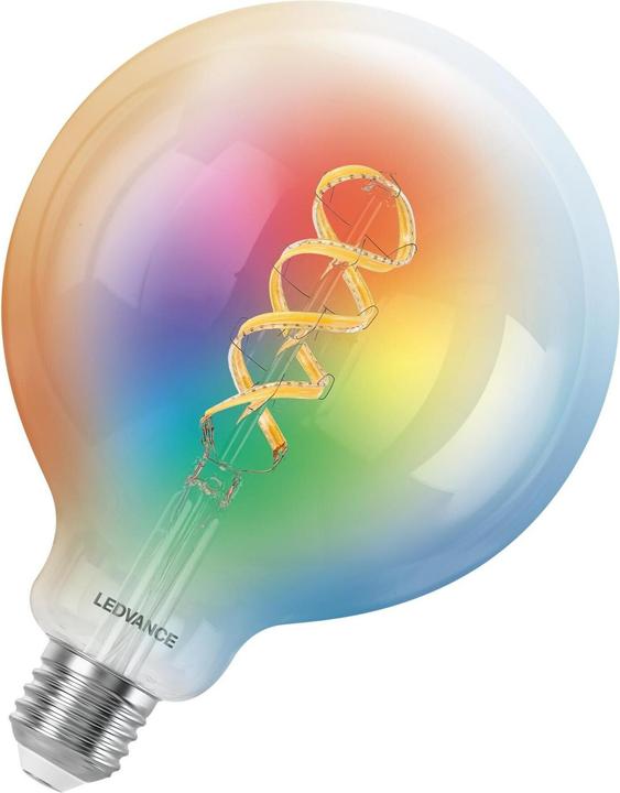 Produktbild Ledvance SMART+ MATTER FILAMENT GLOBE MULTICOLOR 4.8W 827...865 Multicolor E27 (E27, 4.80 W, 470 lm, 1 x, F)
