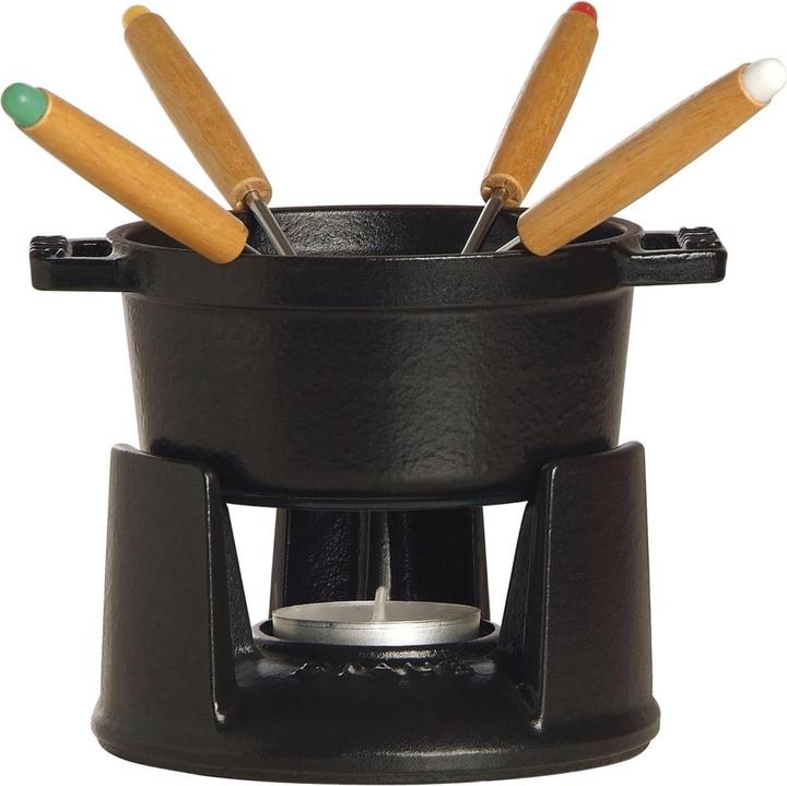 Staub Mini Fondueset 6 teilig (Schokoladenfondue)