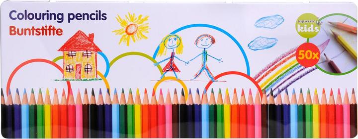 Actual product image Topwrite Coloured pencils 50 pcs. (Multicoloured, 50 x)