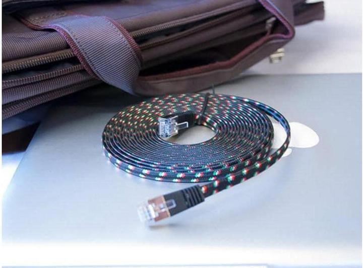 Produktbild Wirewin Slim Toughkabel: UTP, 0.25m, gelb (UTP, CAT6, 0.25 m)