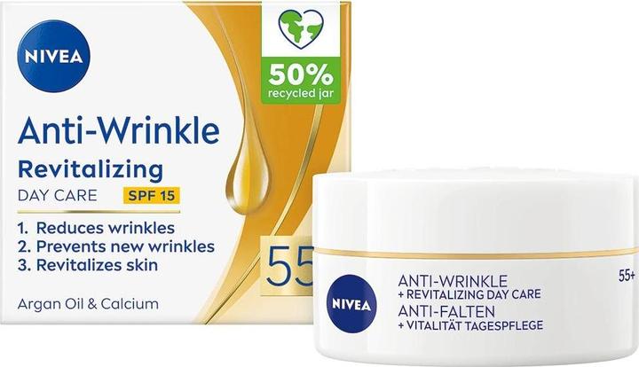Actual product image NIVEA Anti-Wrinkle Day 55+ (50 ml, Day cream, SPF 15)