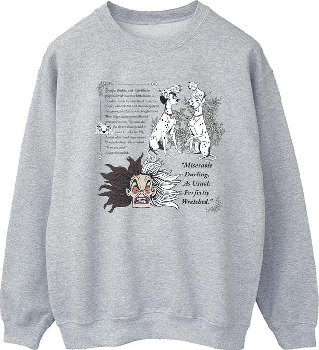 Disney 101 Dalmatians Miserable Darling Sweatshirt (XL)