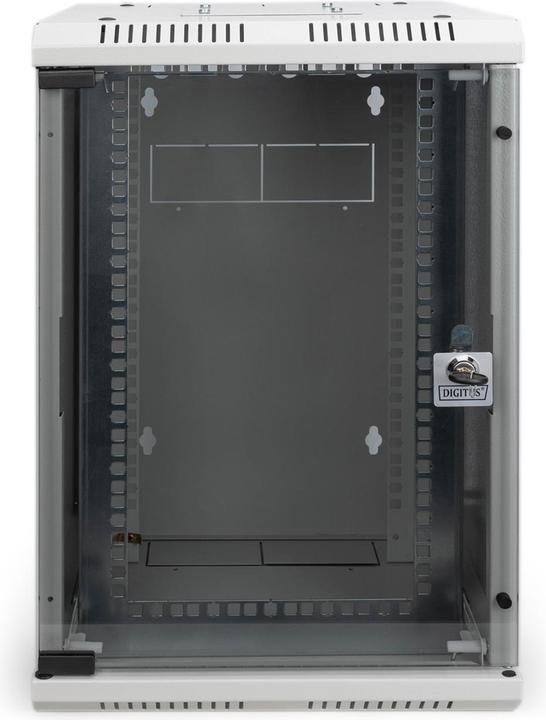 Actual product image Digitus Combi Wall Mounting Cabinet 254 mm (10") and 482.6 (19") mm (5.71 RU, 10 inch rack)