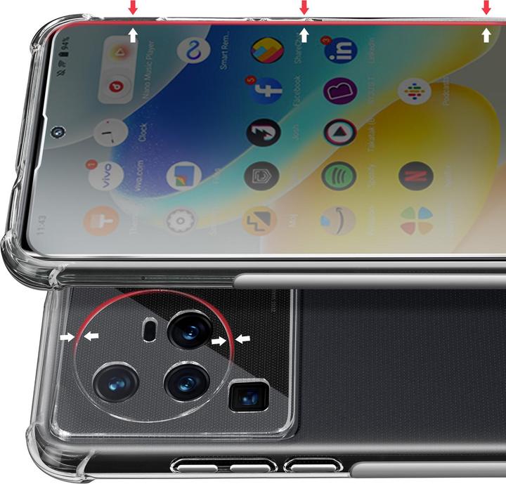 Produktbild Avizar Premium Schutz-Set: Hülle + Folie Series (Vivo X80 Pro)