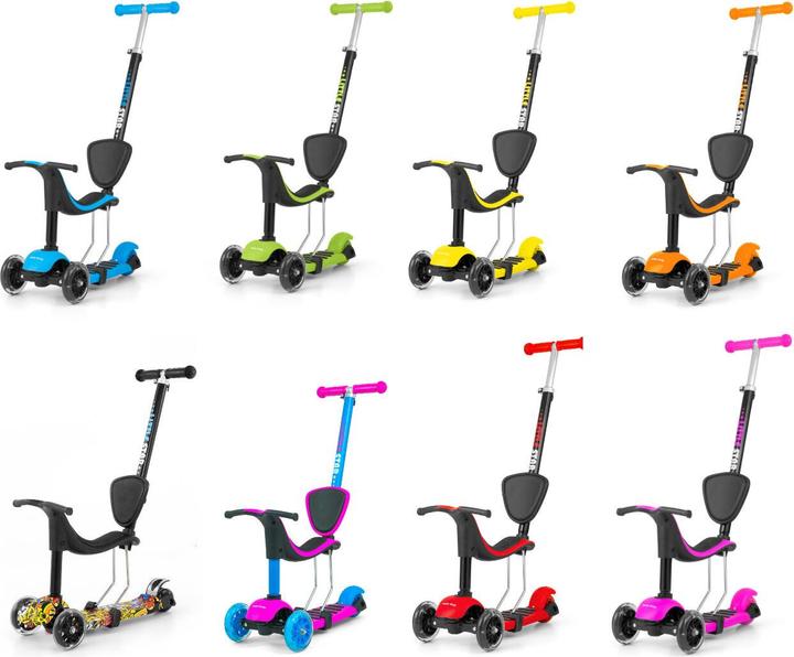 Actual product image Mally Children's scooter Milly Little Star 3-in-1 step, pink