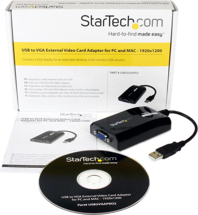 Image du produit StarTech Adaptateur USB à VGA (USB-A, 7.80 cm)