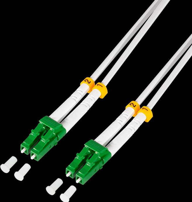 Produktbild LogiLink Stahlarmiertes Glasfaser-Patchkabel OS2, Duplex LC/APC - LC/APC, 7,5 m (7.50 m)