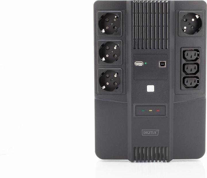 Produktbild Assmann ALLINONE UPS 800VA/480W LED (800 VA, 480 W, Line-Interaktiv USV)