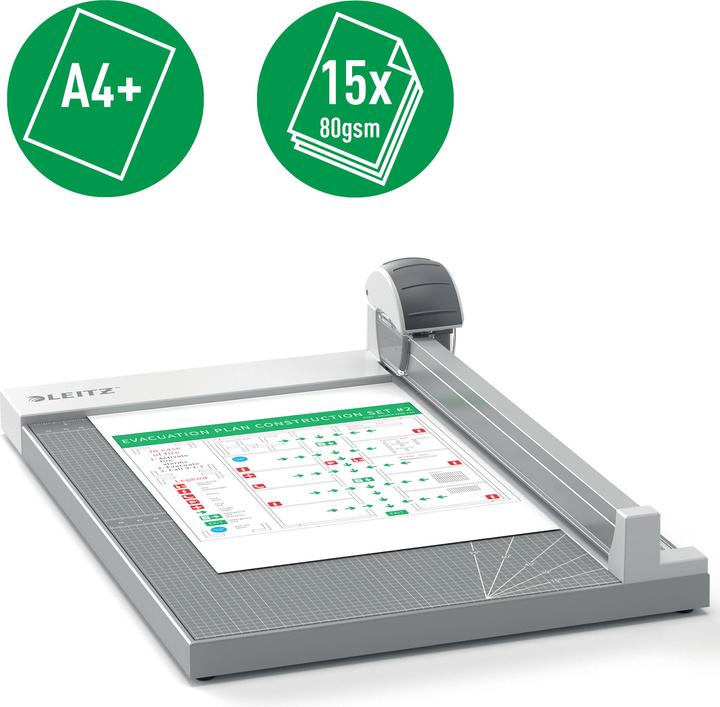 Actual product image Leitz PRECISION OFFICE - Roll cutter (15 Sheets, A4+)