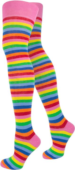 Normani Overknees schmale Ringel (Einzelpack, 36, 41)