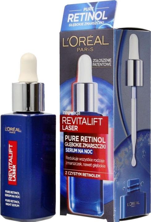 Actual product image L'Oréal Paris L'OREAL Revitalift Laser Pure Retinol serum redukujące zmarszczki na noc 30ml (30 ml)
