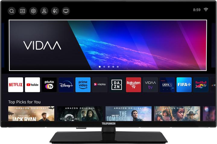 Produktbild Telefunken Fernseher 32 Zoll Smart TV VIDAA XH32VP750M - HD-Ready Fernseher, HDR TV mit Triple-Tuner (32", LED, HD, 2025)