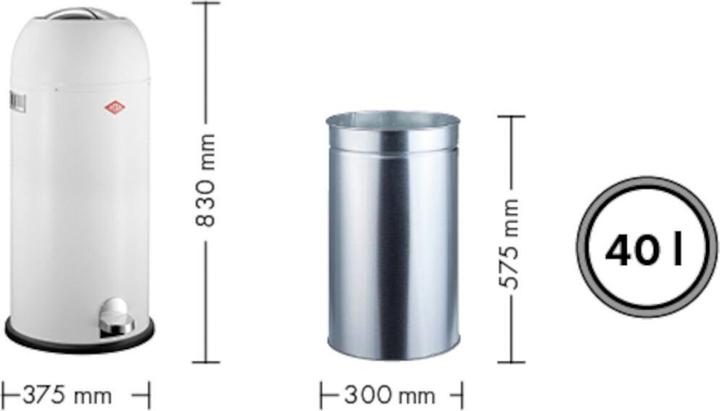 Actual product image Wesco Kickmaster Maxi (40 l)