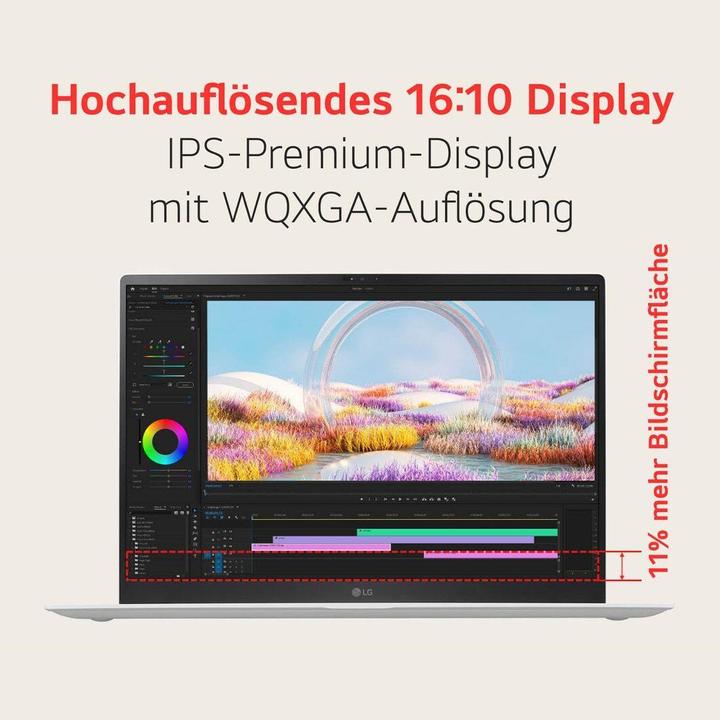 Productafbeelding LG gram Pro 17 (17", Intel Core Ultra 7 155H, 32 GB, 2000 GB, NL)