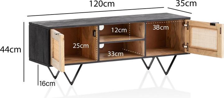 Produktbild Wohnling Mango (120 x 35 x 44 cm)