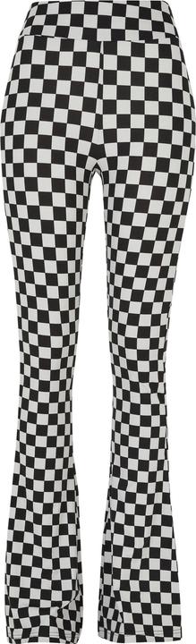 Actual product image Urban Classics Ladies Checked Boot Cut Leggings (XL)