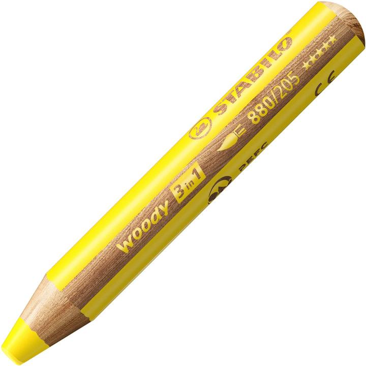 Immagine prodotto STABILO matita colorata woody 3 in 1 (Giallo, 1 x)