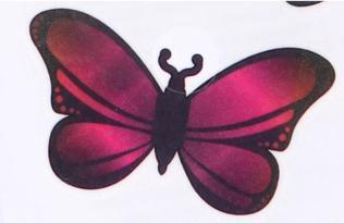 Produktbild Totum Metallische Tattoos - Schmetterlinge