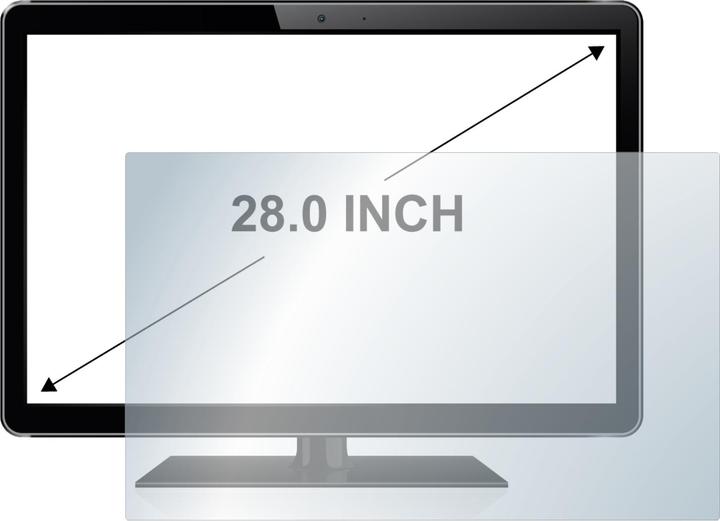 Actual product image upscreen Protective film Screen protector Matt anti-reflective film (28", 16 : 10)