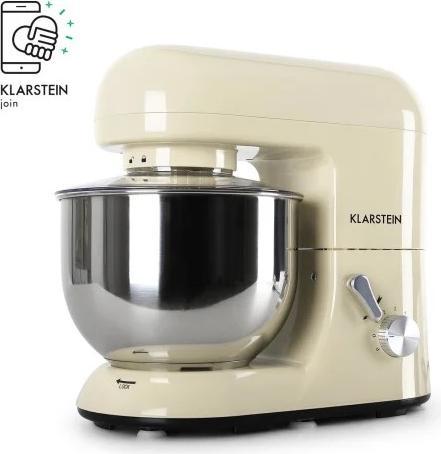 Immagine prodotto Klarstein Bella Morena Food Processor1200 Watt, 5 Litri, Crema (1200 W)
