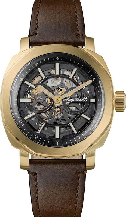 Ingersoll 1892 Ingersoll I16402 Herrenuhr Ingersoll Outrider Automatik 44mm 5ATM (Skeleton-Uhr, 44 mm)