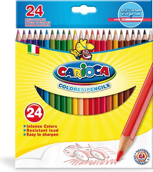 Produktbild Carioca Farbstift Hexagonal (Mehrfarbig, 24 x)