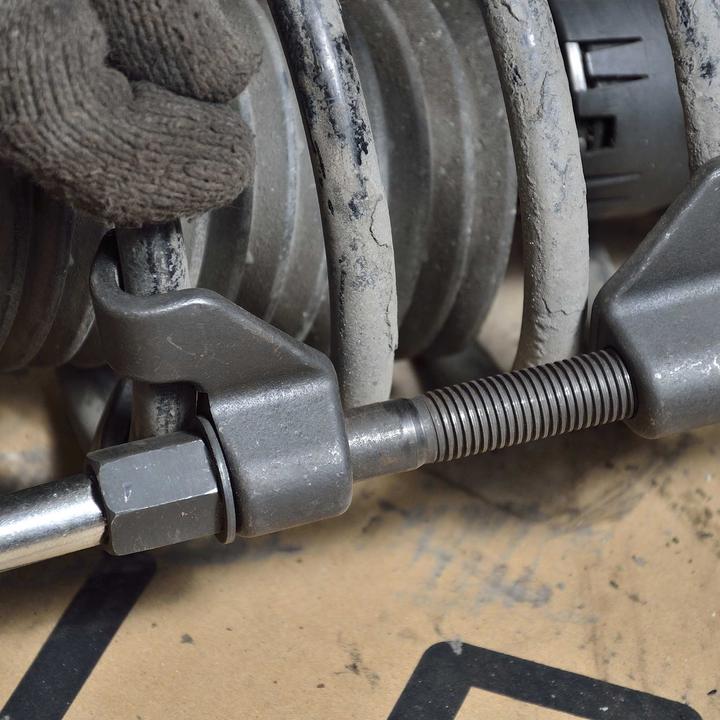 Produktbild XPOtool Federspanner Satz 2-tlg. 355 mm (14") Montagespanner Stahl Pkw Tuning